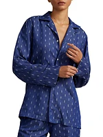 Jacquard Polo Player Pajama Set