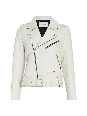 Whitney Leather Biker Jacket