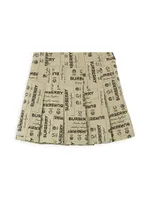 Little Girl's & Gabrielle Printed Pleated Skirt