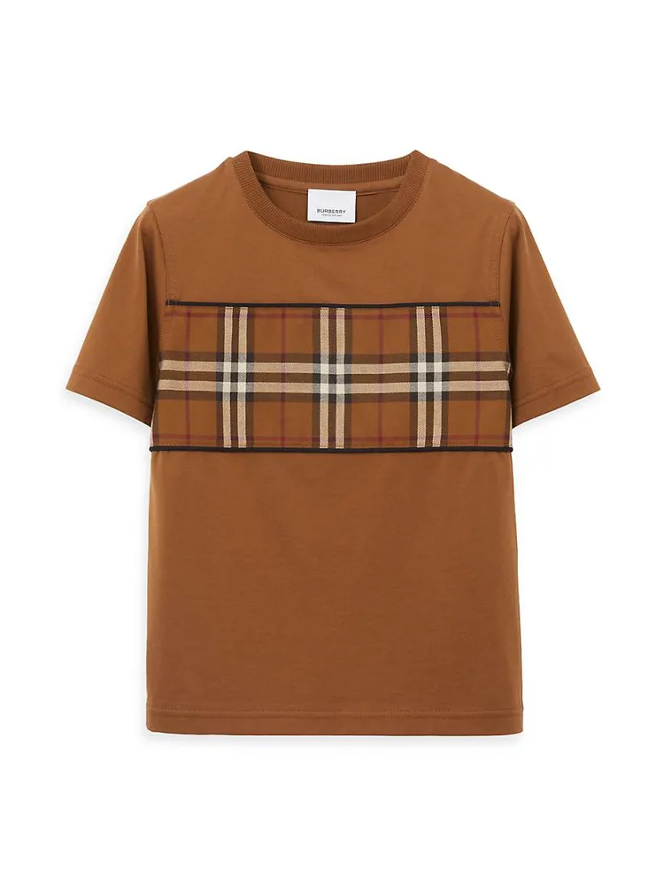 Little Boy's & Cedar Check T-Shirt