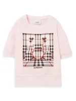 Little Girl's & Box Bear T-Shirt