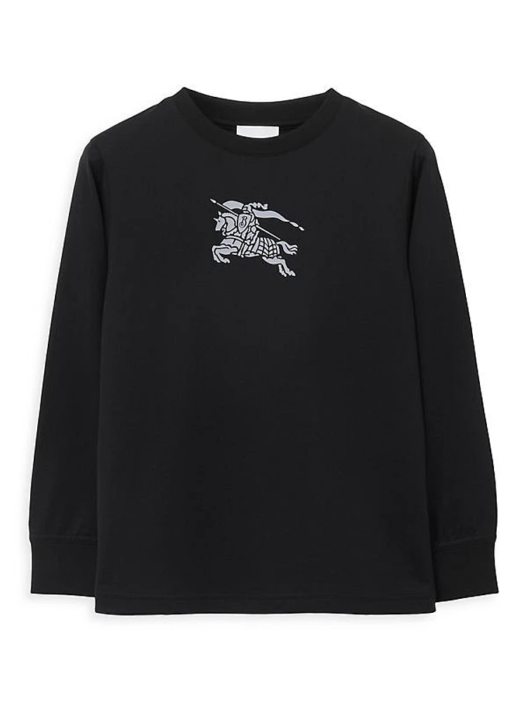 Little Boy's & Boy's Logo Crewneck Sweater