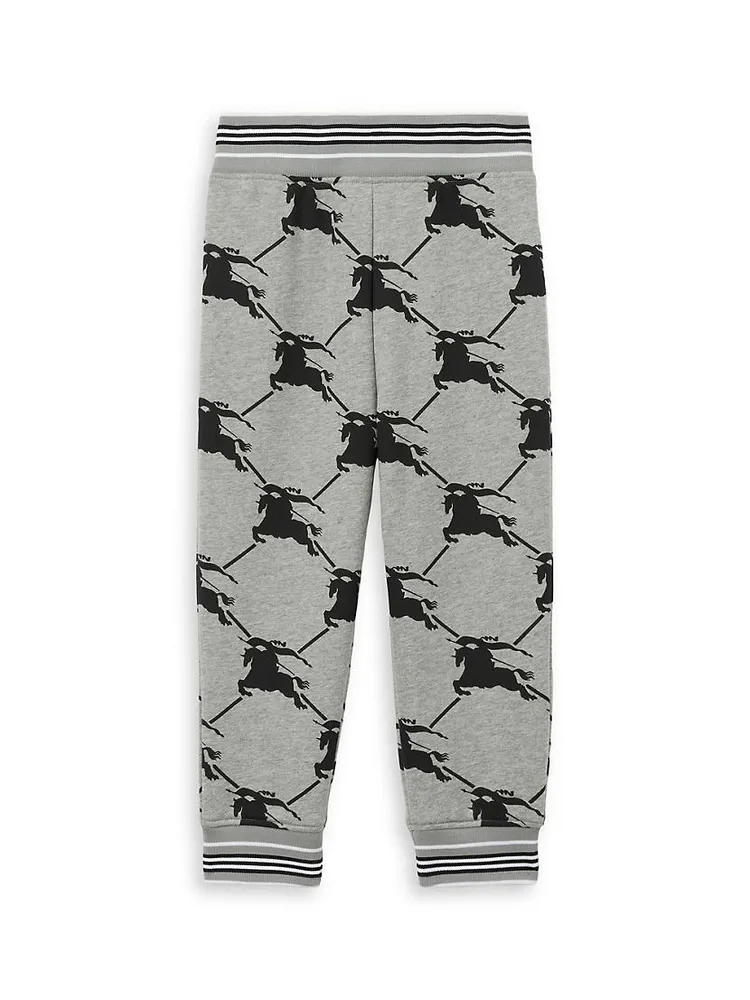 Little Boy's & Lattice Print Joggers