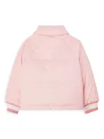 Little Girl's & Quilted Bomber Jacket