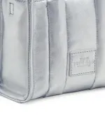 The Micro Metallic Leather Tote Bag