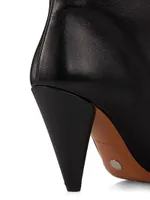 Cone 85MM Leather Over-the-Knee Boots