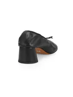 55MM Leather Mary Jane Pumps