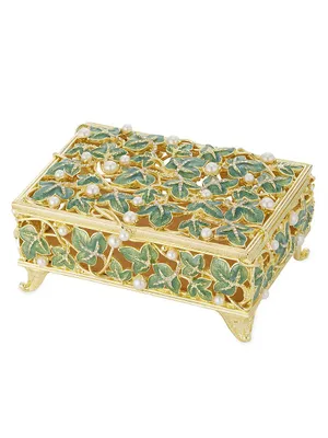 Ivy Decorative Footed Box