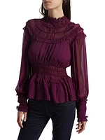 Chiffon Ruffled Blouse