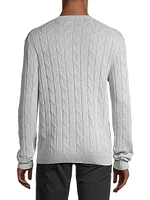 COLLECTION Cable-Knit V-Neck Sweater