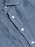 COLLECTION Linen Pop Over Shirt