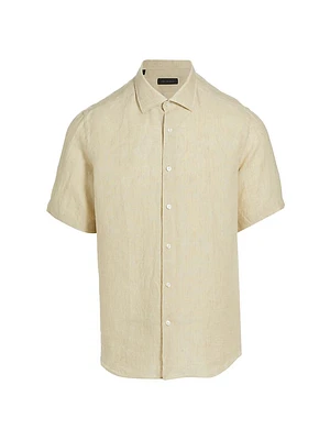 COLLECTION Linen Short-Sleeve Shirt