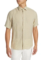 COLLECTION Linen Short-Sleeve Shirt