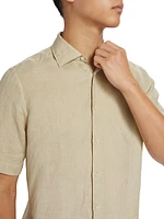 COLLECTION Linen Short-Sleeve Shirt