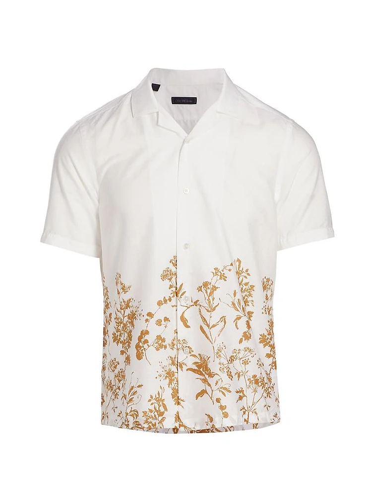 COLLECTION Botanical Cotton Camp Shirt