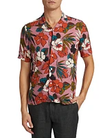 COLLECTION Tropical Floral Camp Shirt