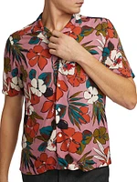 COLLECTION Tropical Floral Camp Shirt