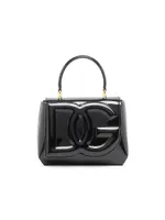 DG Patent Leather Top-Handle Bag