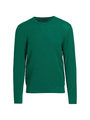 COLLECTION Cotton-Blend Crewneck Sweater