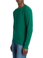 COLLECTION Cotton-Blend Crewneck Sweater