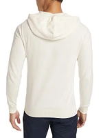 Slim-Fit Knit Hoodie