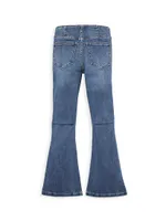 Girl's Wood Stock Flared Jeans