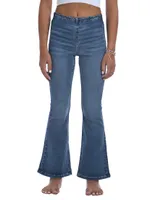 Girl's Wood Stock Flared Jeans