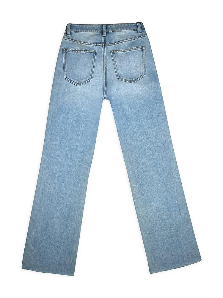 Girl's Wide-Leg Jeans