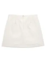 Girl's Laine Faux Leather Skirt