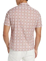 Slim-Fit Medallion Short-Sleeve Shirt