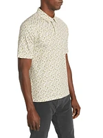 Slim-Fit Palm Tree Cotton Polo Shirt