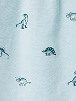 Little Kid's Dinosaur Print Oxford Shirt