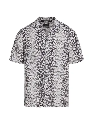 Youtopia Whitenoise Leopard Resort Shirt