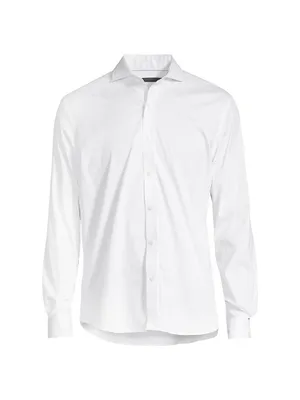Woodward Stretch Button-Front Shirt