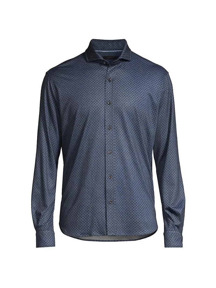 Woodward Wolf Button-Front Shirt