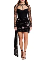 Wilde Lace & Floral Minidress