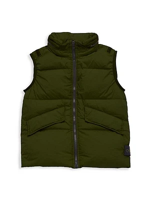 Little Boy's & Boy's Down Puffer Vest