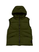 Little Boy's & Boy's Down Puffer Vest