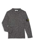 Little Boy's & Boy's Virgin Wool-Cashmere Sweater