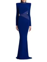 Message To Love Jersey Long-Sleeve Gown