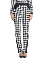 Down Flames Houndstooth Pants