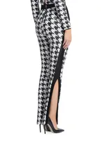 Down Flames Houndstooth Pants