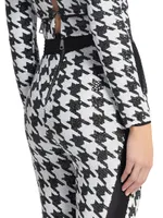 Down Flames Houndstooth Pants