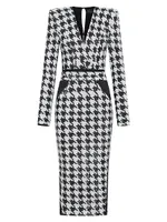 Hey You Houndstooth 3-Way Sheath Dress