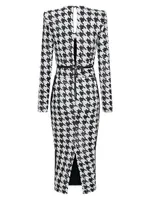 Hey You Houndstooth 3-Way Sheath Dress