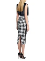 Hey You Houndstooth 3-Way Sheath Dress