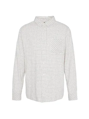 Barbour x Maison Kitsuné Newbury Grid Check Cotton Shirt