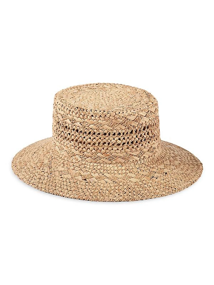 Inca Wide Raffia Bucket Hat