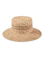 Inca Wide Raffia Bucket Hat