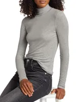 Rib-Knit Turtleneck